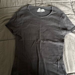 Hanes Classic Black Cotton Tee